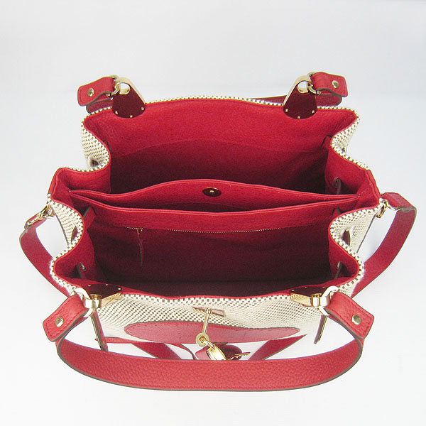 Fake Hermes New Arrival Double-duty handbag Red 60668 - Click Image to Close